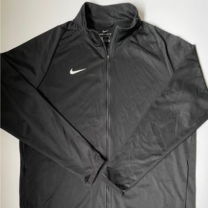 Nike Mens Zip Training Jacket Black L. Only Flaw Shown 3rd Slide, Price Dropped